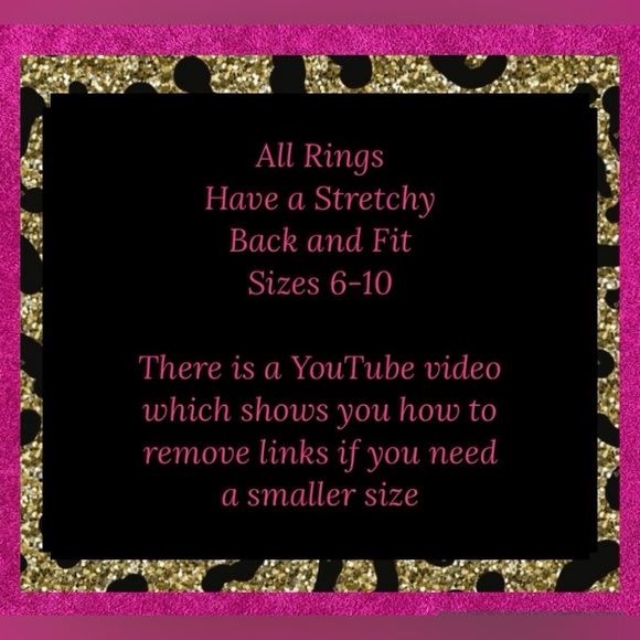 NWT Geometric Rhinestone Ring - Picture 5 of 14